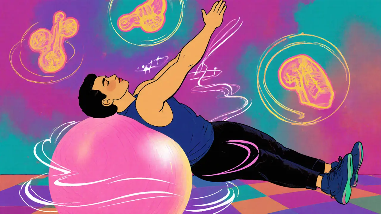 Пилатес на мяче: эффективные упражнения для кора с фитболом