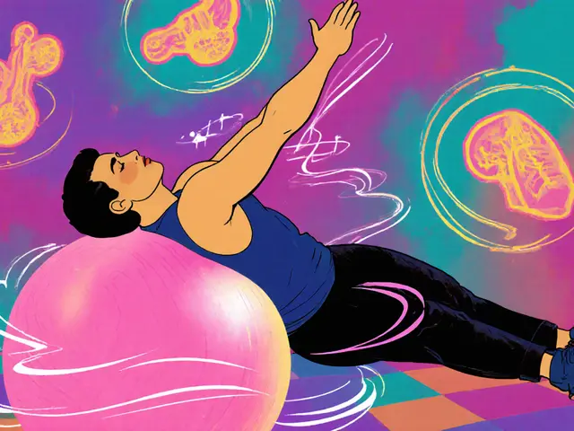 Пилатес на мяче: эффективные упражнения для кора с фитболом