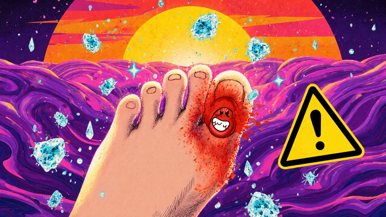 Подагра: симптомы и диета при отложении уратов - как снизить приступы и нормализовать уровень мочевой кислоты