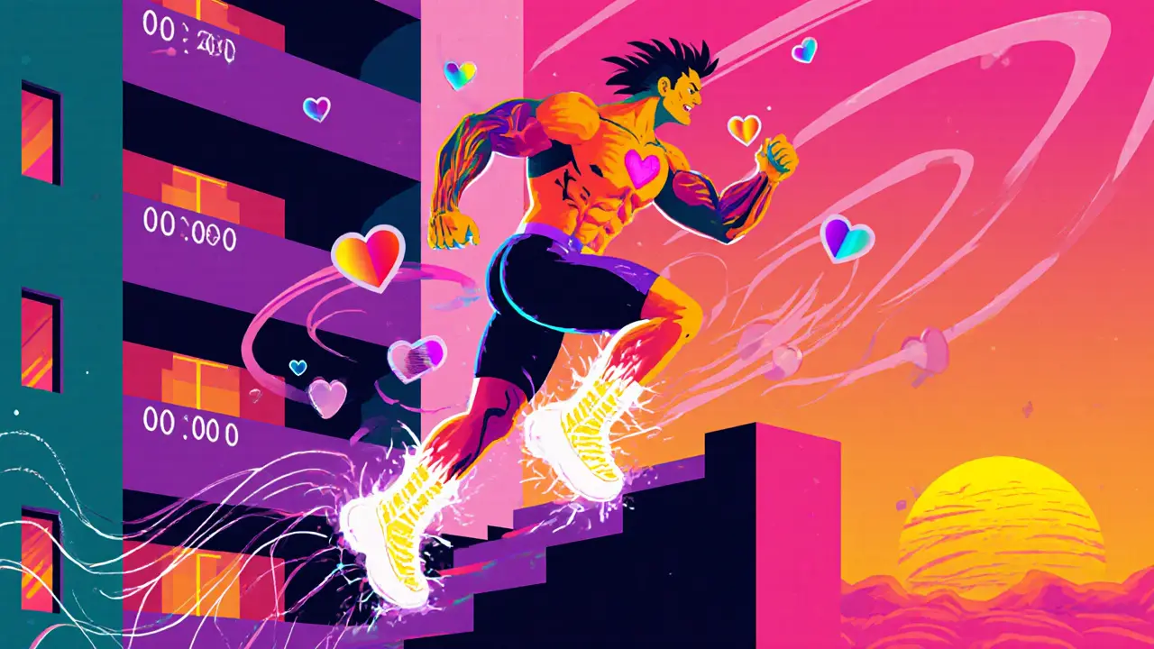 Тренировка на лестнице: эффективное кардио для ног и сердца без зала