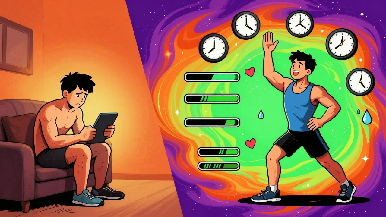 Два пути: одинокий тренирующийся дома и уверенный новичок с тренером в психоделической гимнастике.