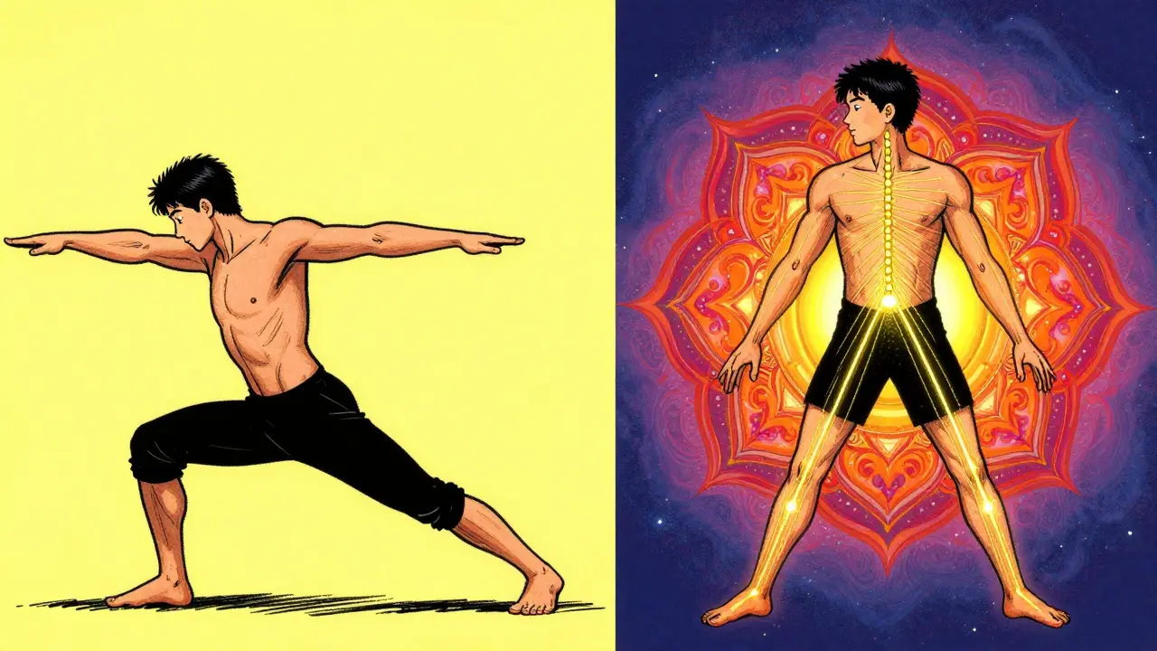 Сравнение правильного и неправильного выполнения упражнения Single Leg Stretch: с прямой спиной и с согнутой поясницей.