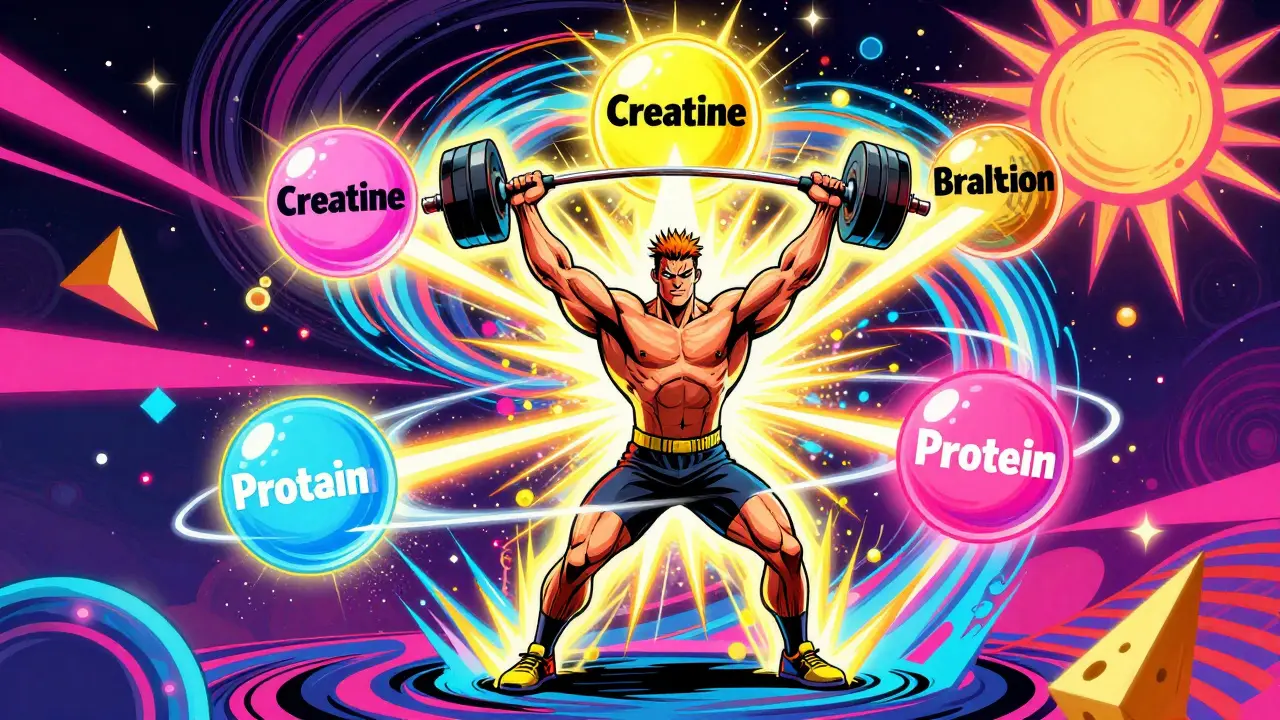 Добавки на набор массы: как правильно комбинировать креатин, протеин и бета-аланин