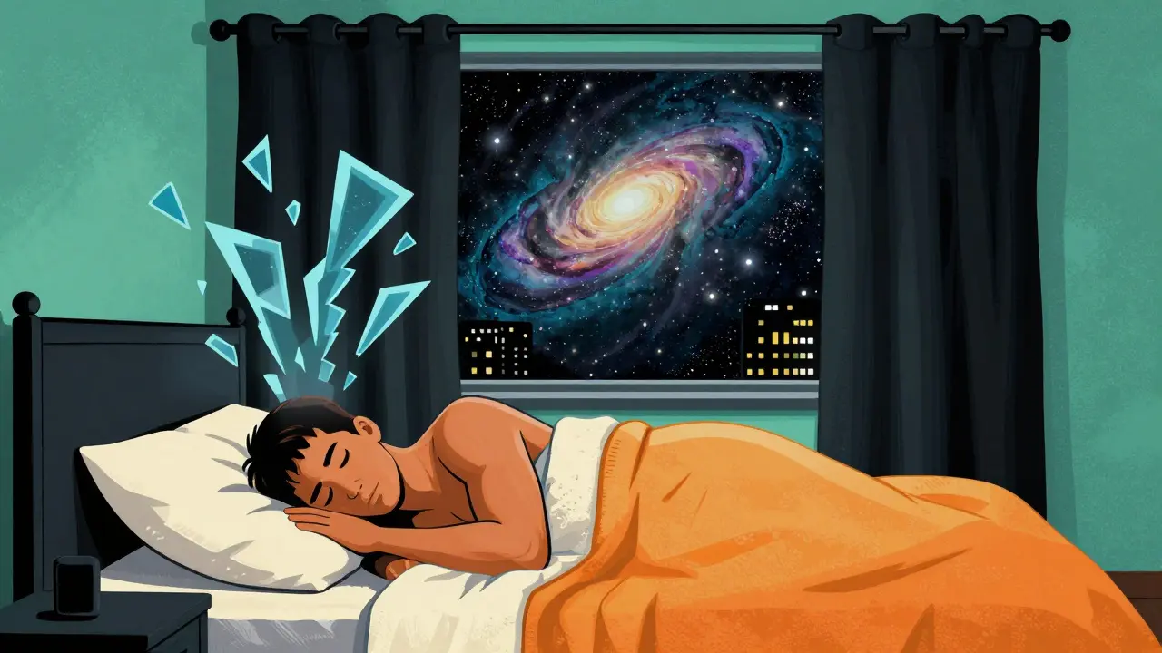 Идеальная спальня для сна с затемненными окнами и прохладной температурой воздуха